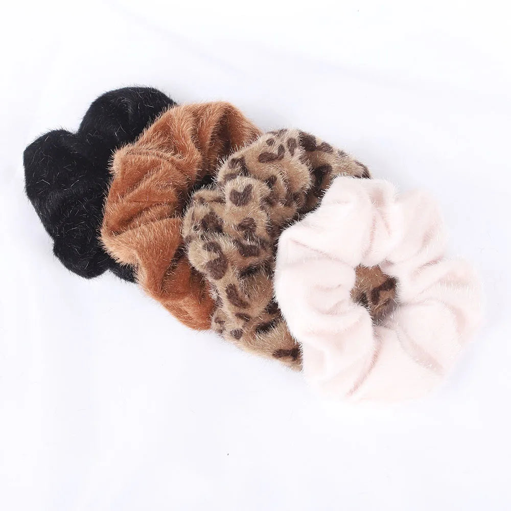Set 4 Scrunchies in Velluto