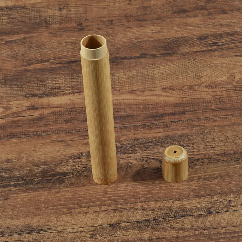 Custodia in Bambù Naturale per Spazzolino – 21 cm