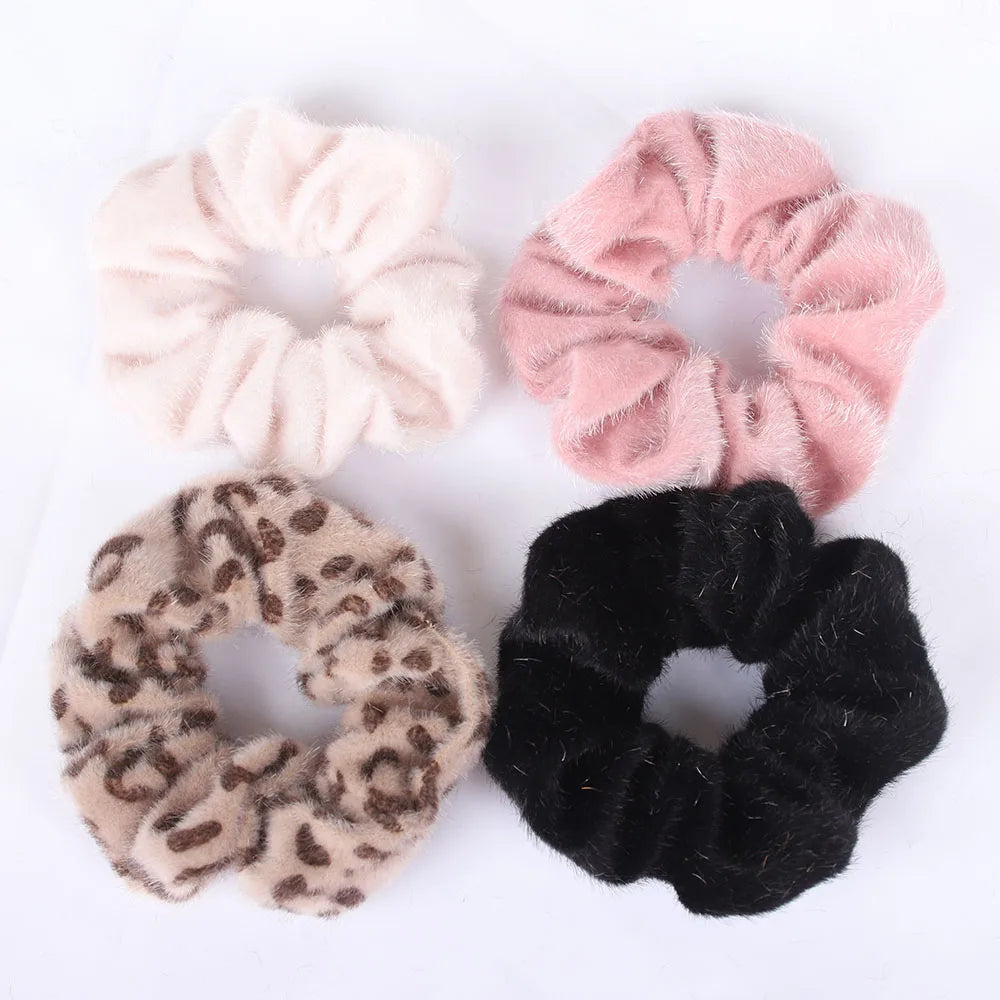 Set 4 Scrunchies in Velluto