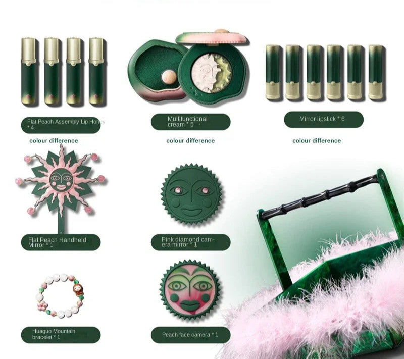 Girlcult Peach Feast Makeup Set – Collezione Completa in Gift Box (20 pezzi)