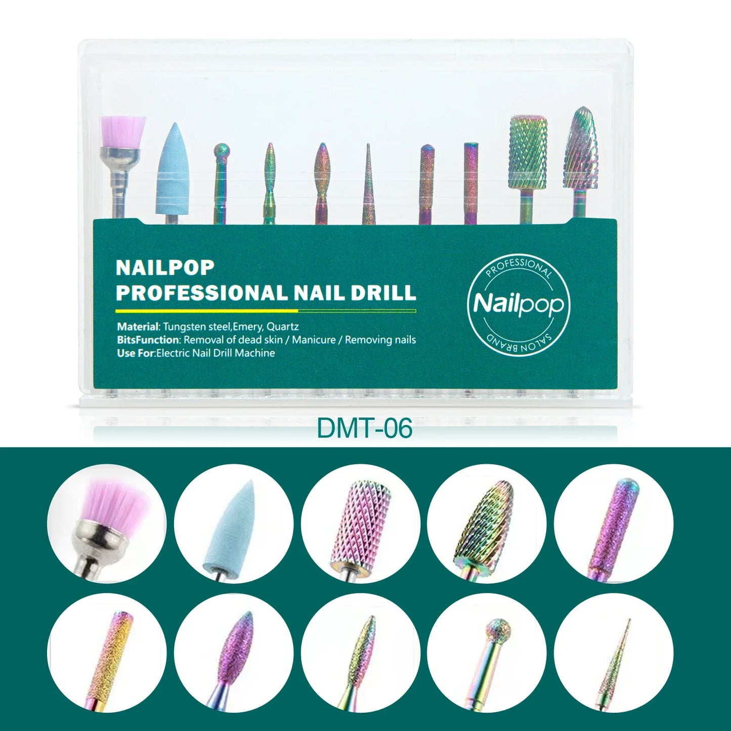 Nailpop Set Punte Fresa
