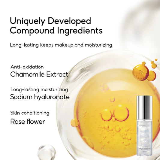 CARSLAN Gold Glow Makeup Setting Spray – Fissante Trucco Illuminante