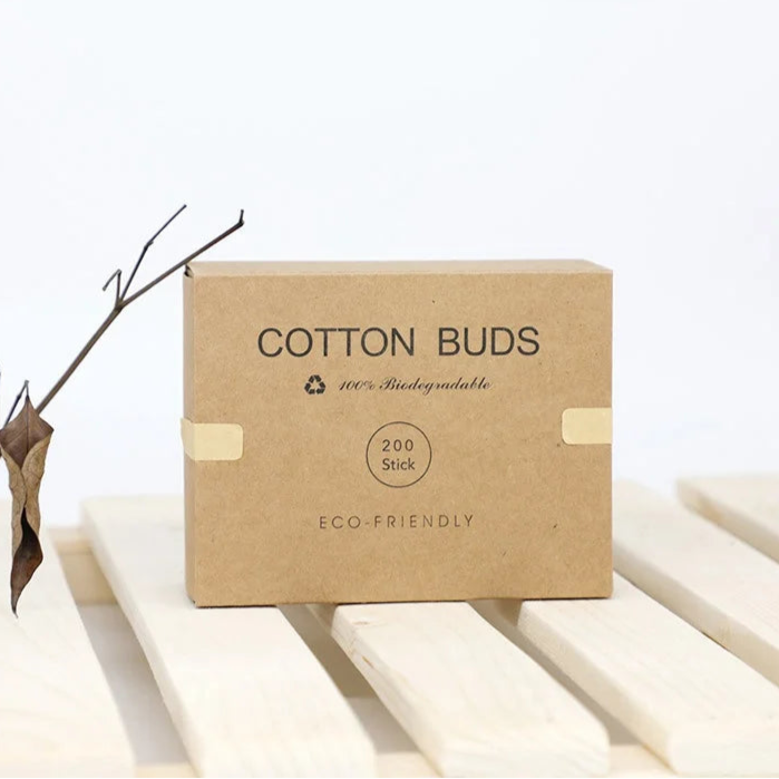 Cotton Fioc in Bambù Doppia Punta – 200 Pezzi