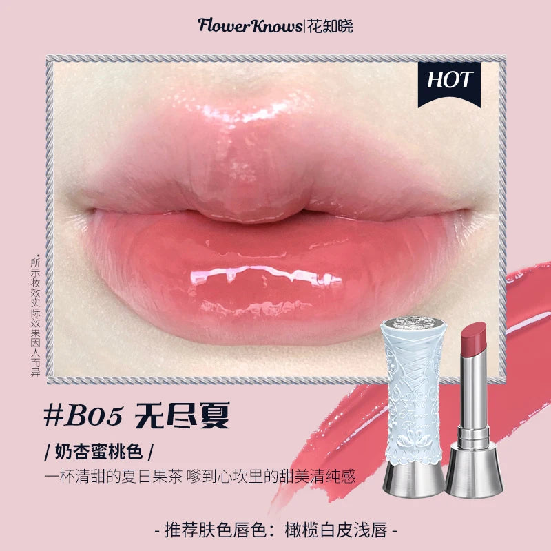 Flower Knows Swan Ballet Shine Lipstick 3.5g