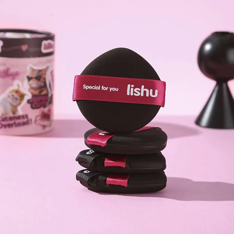 Lishu Set 4 Puff Make-up Air Cushion & Loose Powder