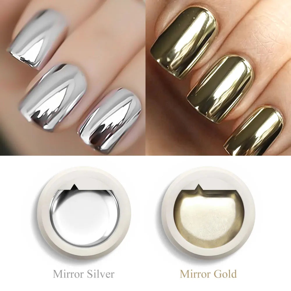 Venalisa UV Metallic Gel 5ml – Effetto Specchio Argento e Oro