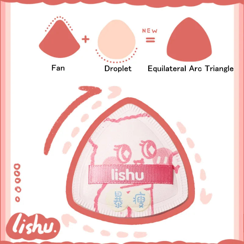 Lishu Set 3 Puff Air Cushion Marshmallow
