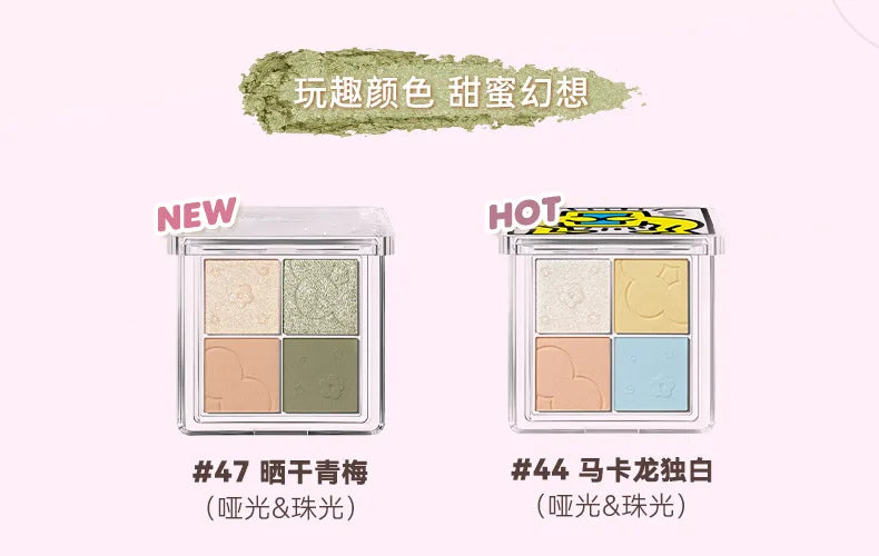 Judydoll Four Colour Eyeshadow – Palette Occhi 4 Toni 5.3g