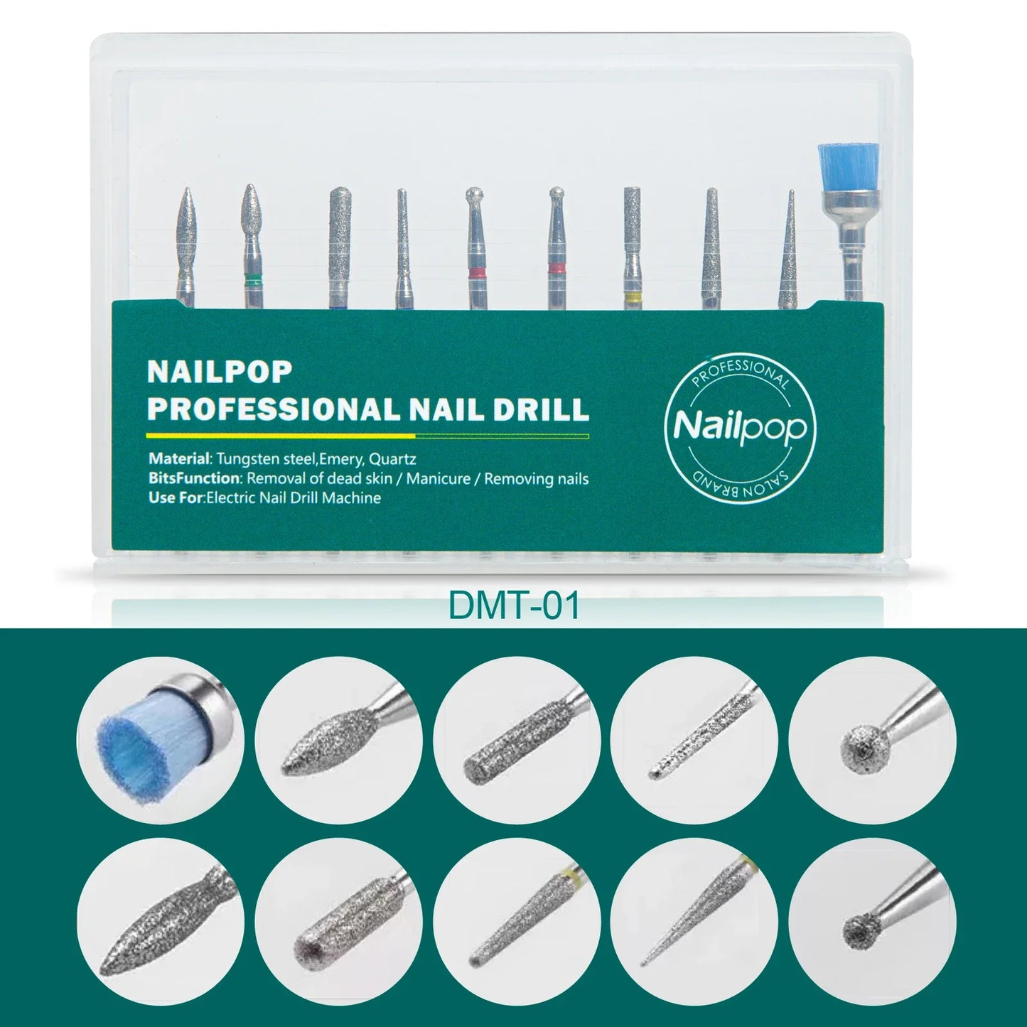Nailpop Set Punte Fresa