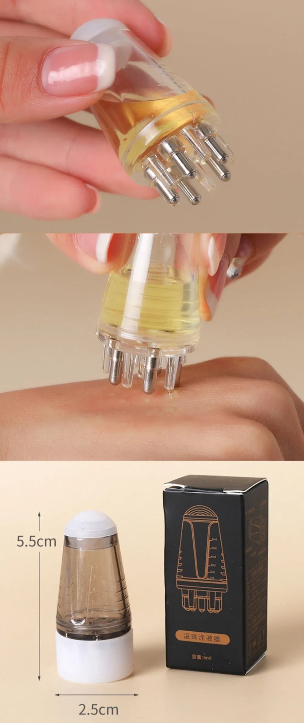 Applicatore per Olio Capelli
