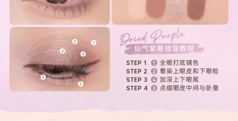 Judydoll Four Colour Eyeshadow – Palette Occhi 4 Toni 5.3g