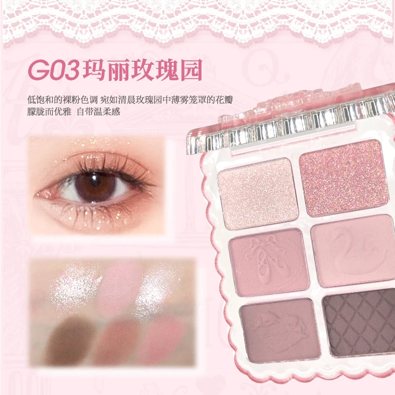 Gogotales Sweet Ballet Soft Mist Eyeshadow Palette 7.8g