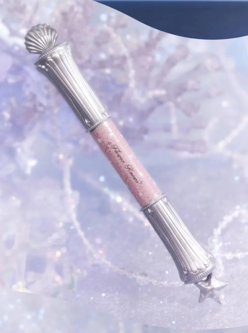 Flower Knows Shell Pearl Double Headed Silkworm Pen 1.13g