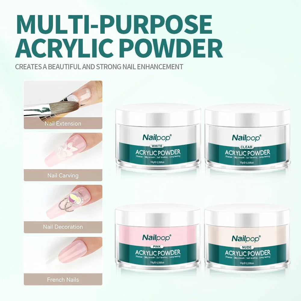 Nailpop Acrylic Nail Powder – Polvere Acrilica Professionale 10g