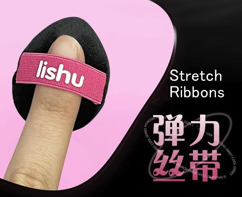 Lishu Set 5 Puff Make-up Nero