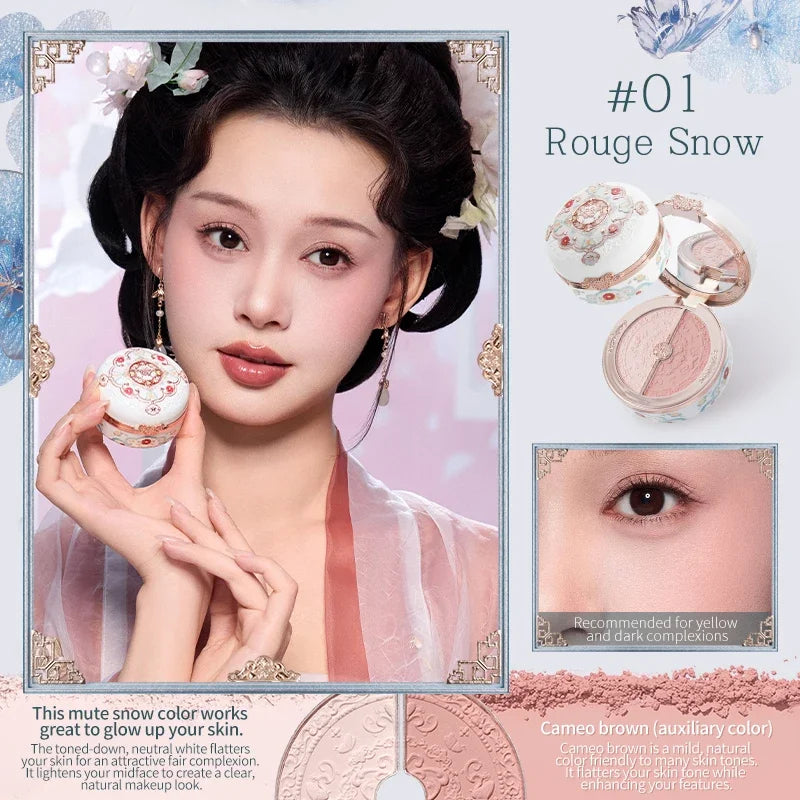 Flower Knows Butterfly Cloud Collar Rouge Box Highlighting & Blush Duo Powder 6g
