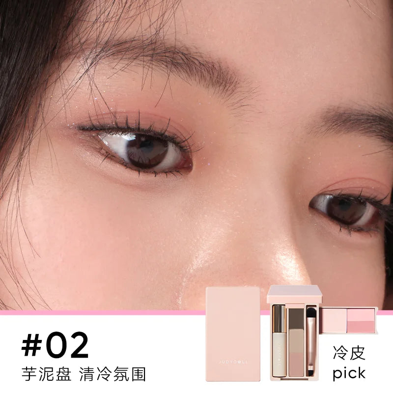 Judydoll Face Palette & Mascara – All-in-One Makeup Set