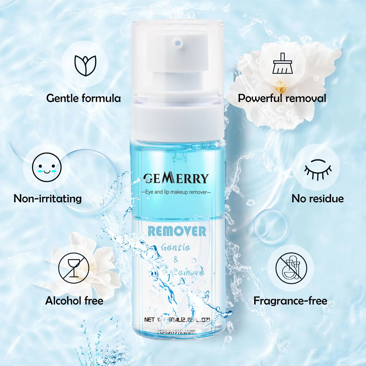Gemerry Solvente Delicato per Ciglia Finte