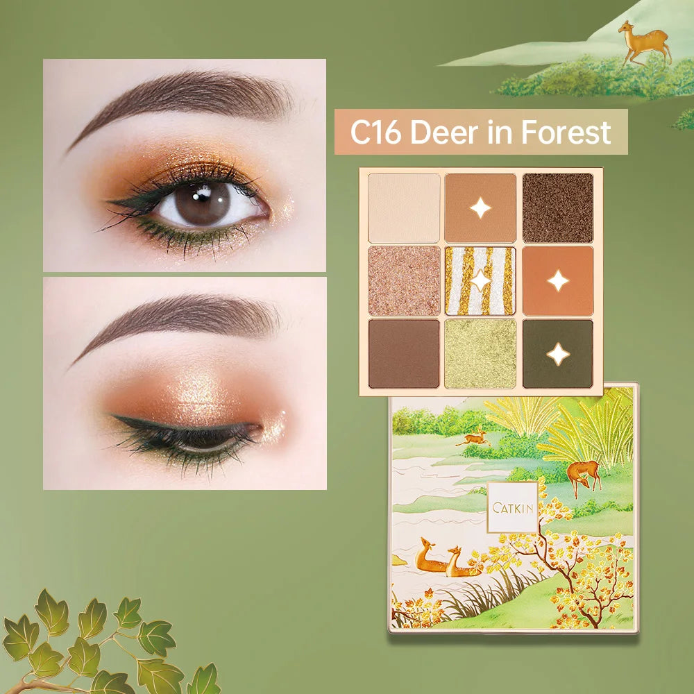 Catkin Deer in Forest 9 Colors Eyeshadow Palette