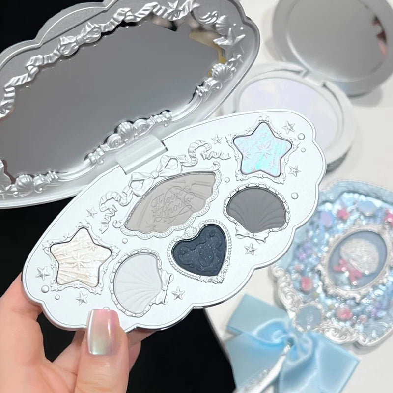 Flower Knows Shell Pearl Six Color Eyeshadow 6.5g