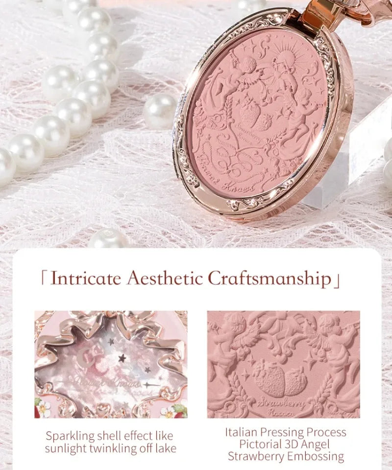 Flower Knows Strawberry Rococo Embossed Blush 5g