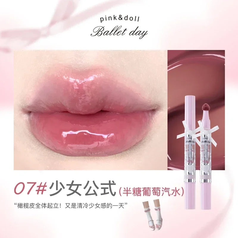 FLORTTE Small Bowknot Series Film-Forming Lip Gloss 1.85g