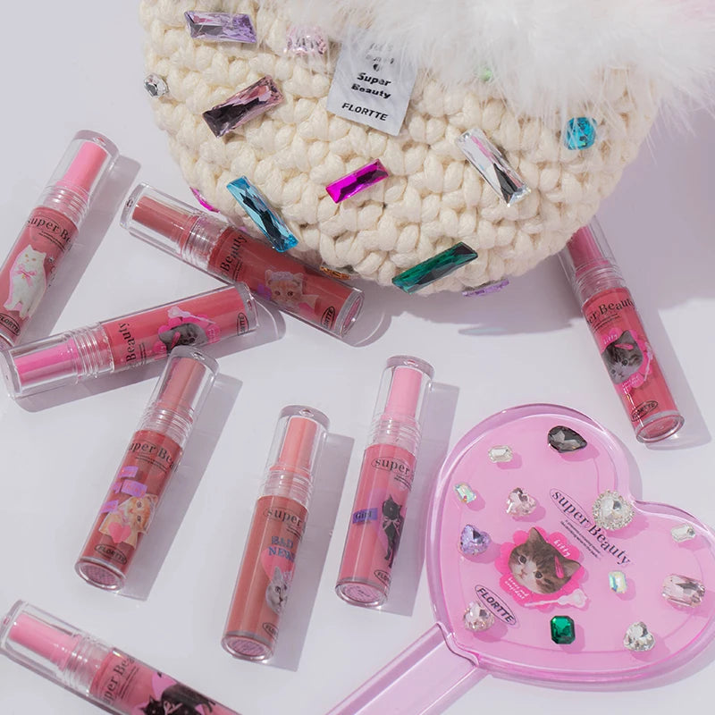 FLORTTE I Am Super Beauty Lip Kit – 10 Pezzi