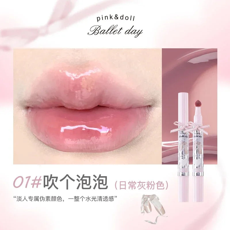 FLORTTE Small Bowknot Series Film-Forming Lip Gloss 1.85g