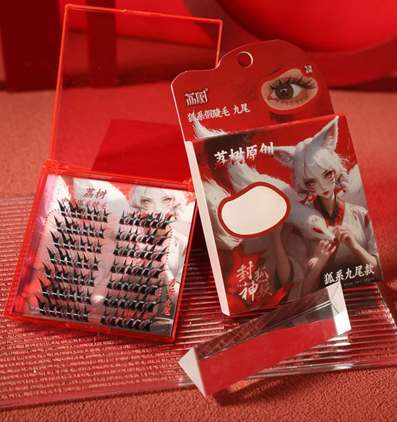 Lishu Ciglia Finte Fox Eye Senza Colla