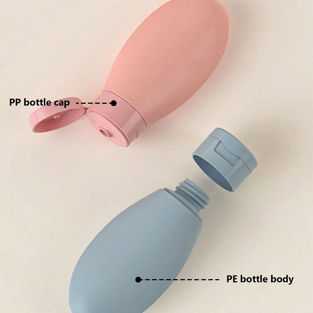 Set 3 Flaconi da Viaggio in Silicone – 60ml