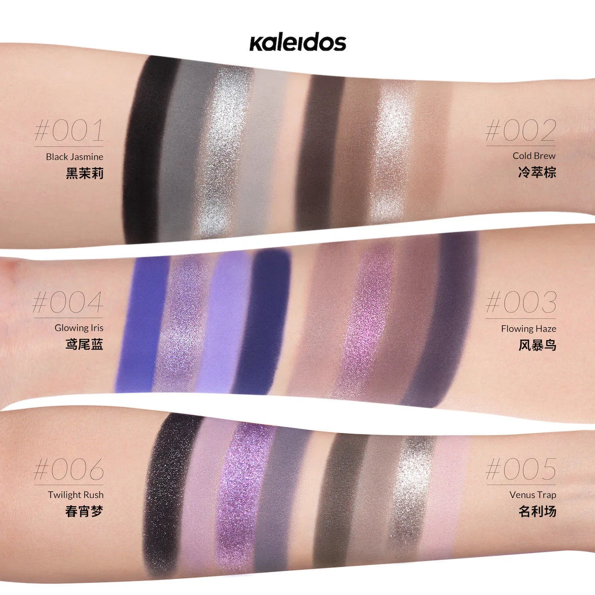 Kaleidos All In One Makeup Set – Lipgloss, Blush & Eyeshadow Palette