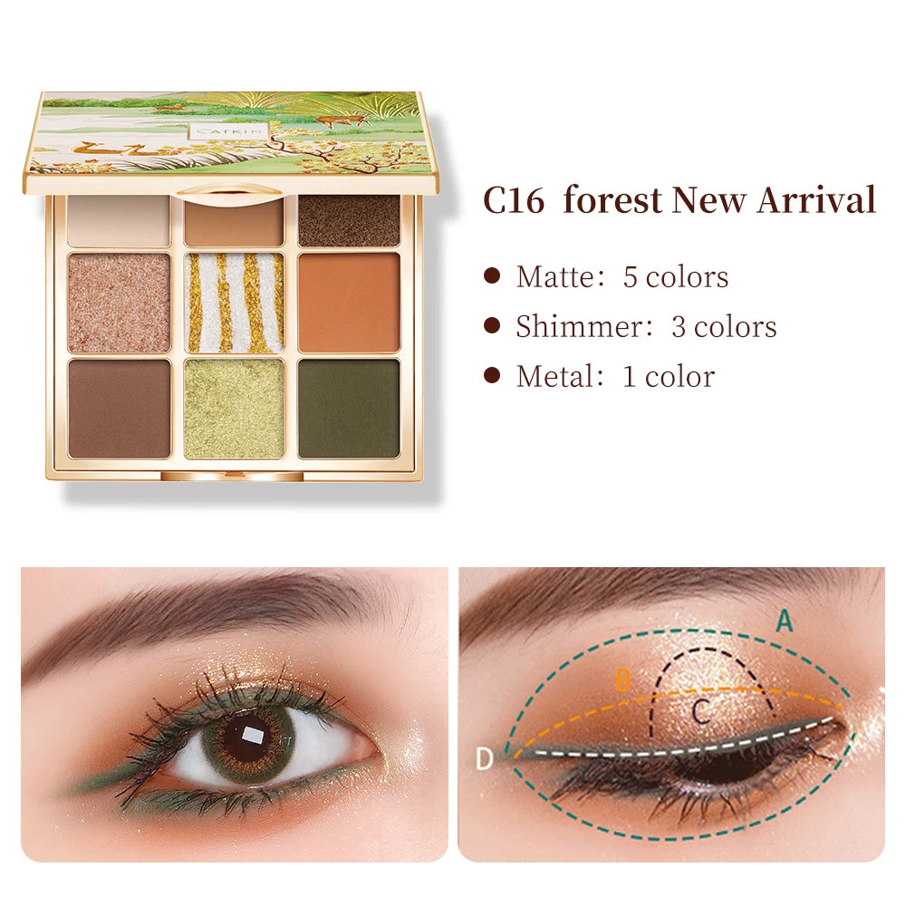 Catkin Deer in Forest 9 Colors Eyeshadow Palette