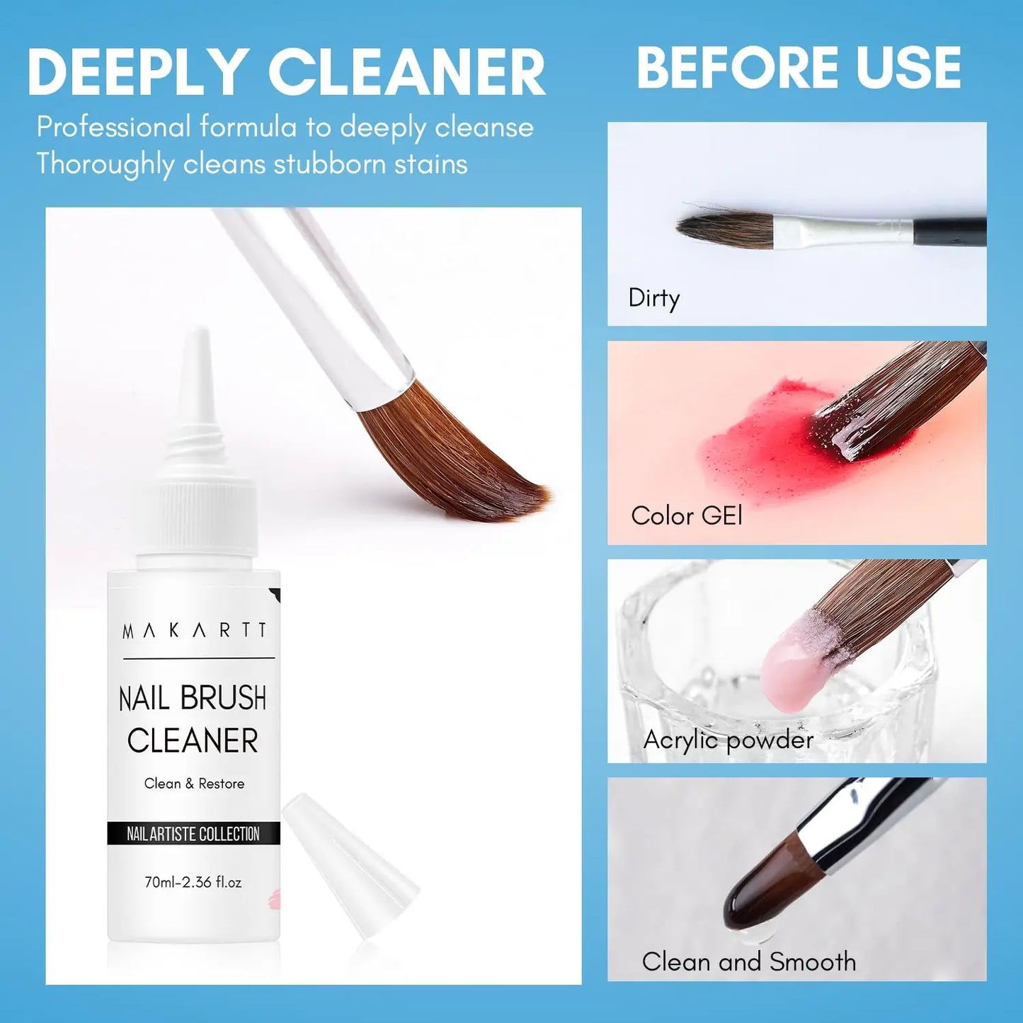 Makartt Nail Brush Cleaner 70ml