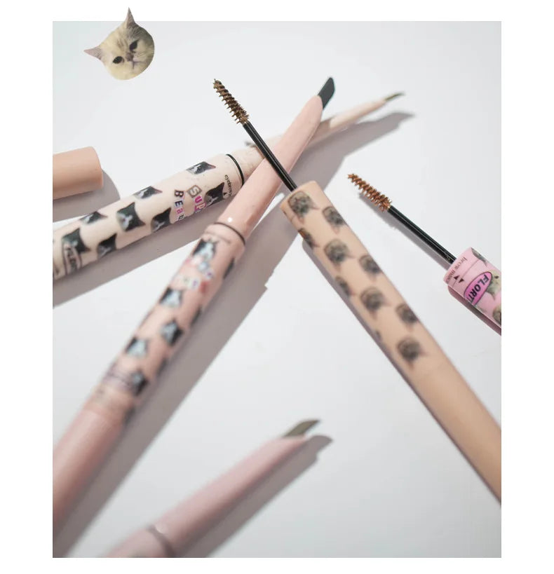 FLORTTE Eyebrow Pencil Brow Mascara 2.8g