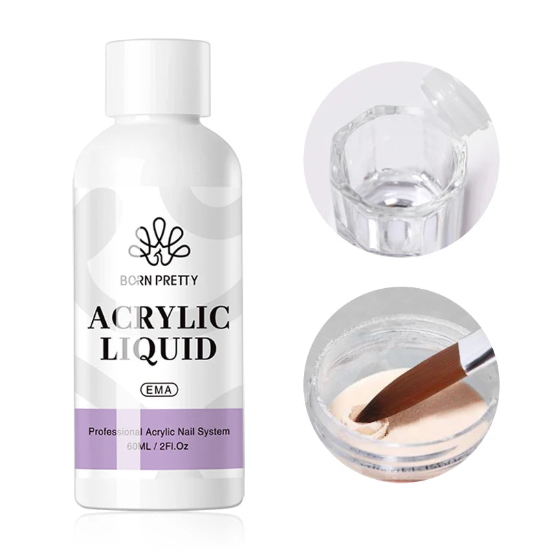 Born Pretty Monomero Acrilico per Unghie 60ml
