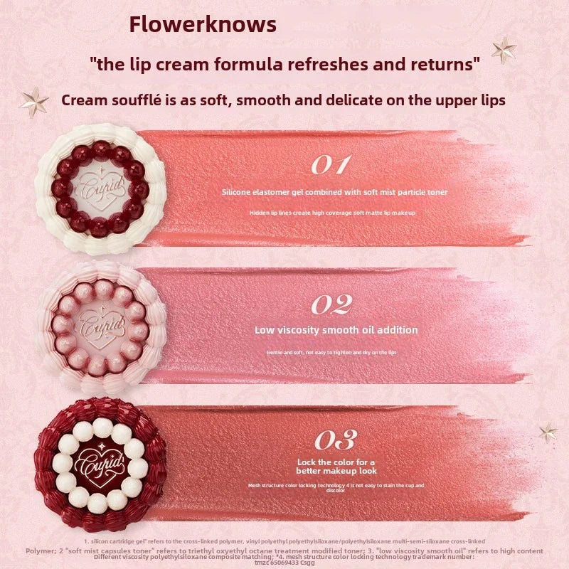 Flower Knows Strawberry Cupid Matte Lipstick 5ml