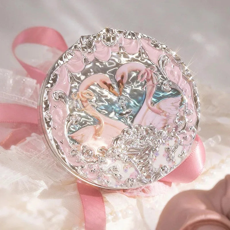 Flower Knows Swan Ballet Velvet Embossed Blush 5g