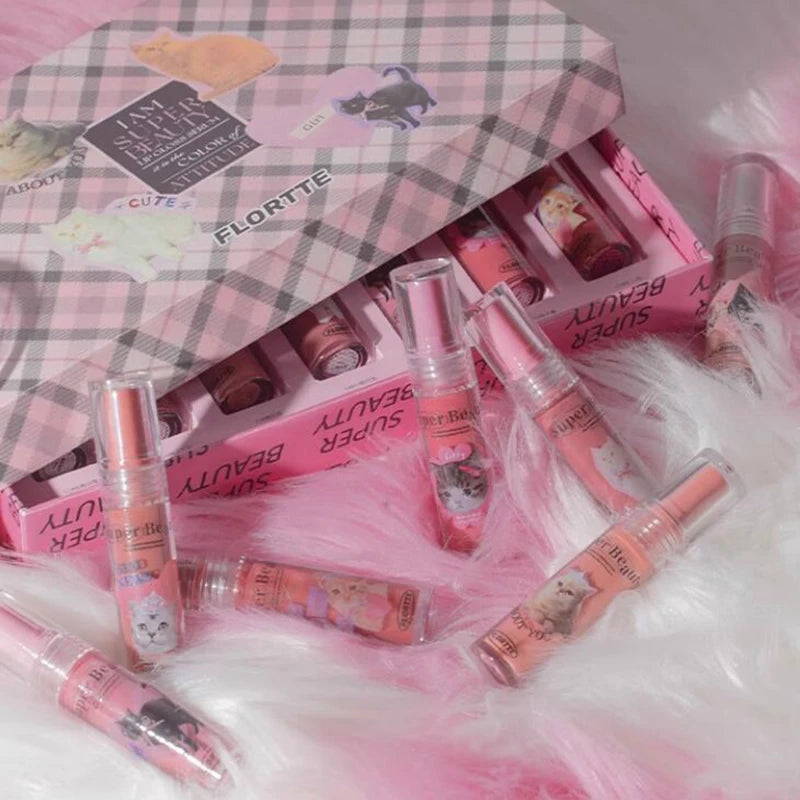 FLORTTE I Am Super Beauty Lip Kit – 10 Pezzi