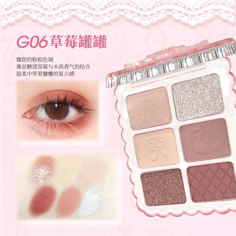 Gogotales Sweet Ballet Soft Mist Eyeshadow Palette 7.8g