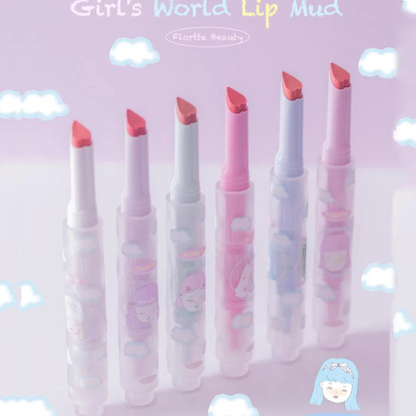 FLORTTE Girl's World Lip Mud 1.5g