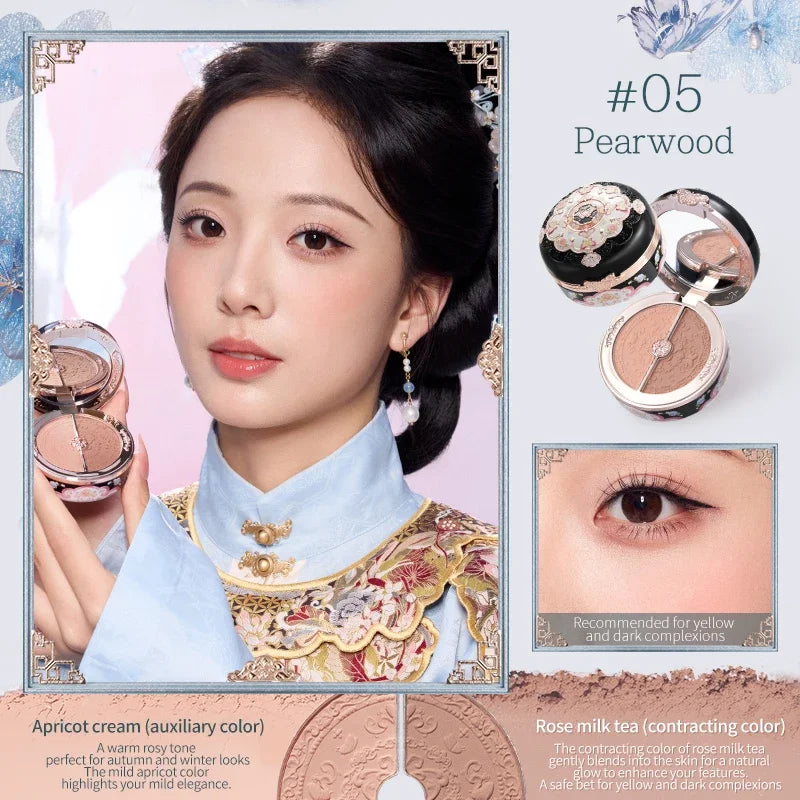 Flower Knows Butterfly Cloud Collar Rouge Box Highlighting & Blush Duo Powder 6g