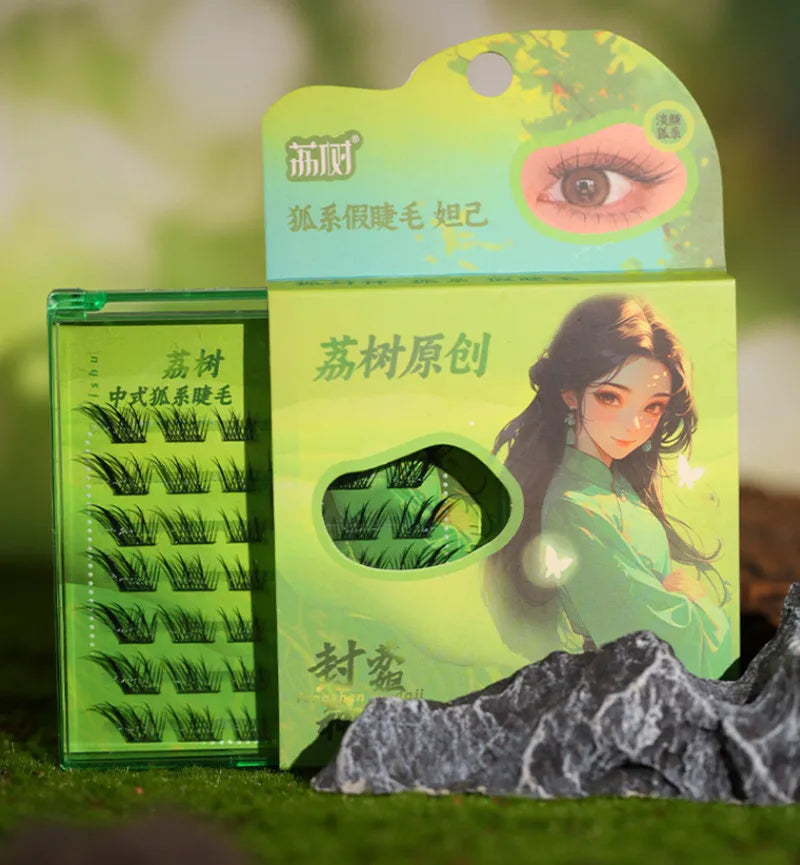 Lishu Ciglia Finte Fox Eye Senza Colla
