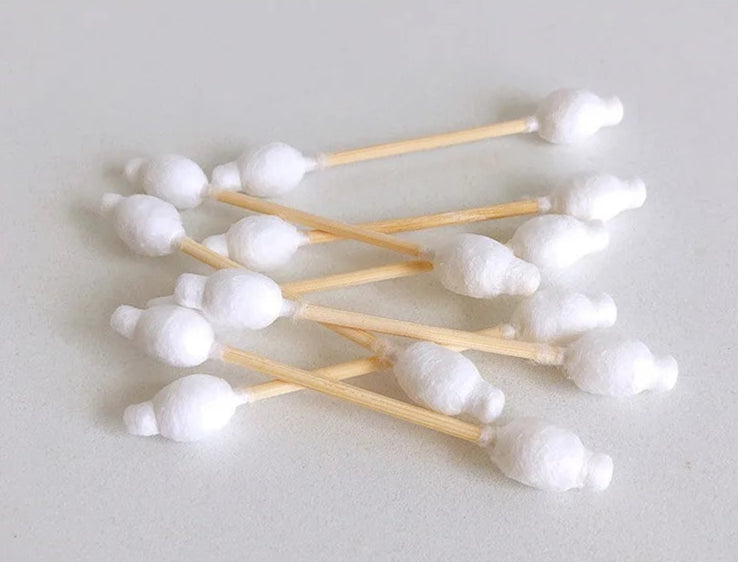 Cotton Fioc in Bambù Doppia Punta – Confezione da 50 pezzi