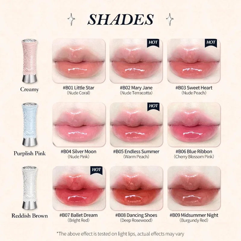 Flower Knows Swan Ballet Shine Lipstick 3.5g