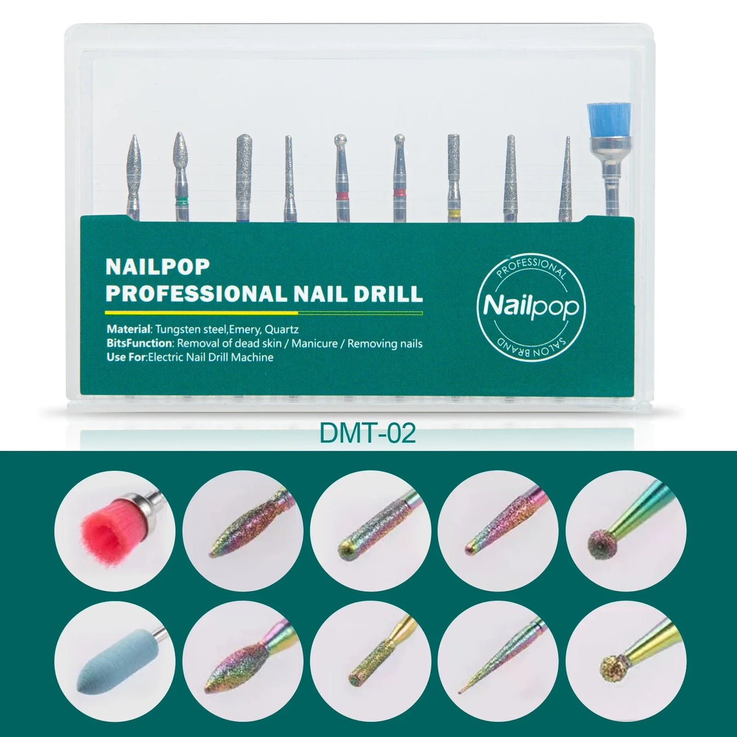 Nailpop Set Punte Fresa