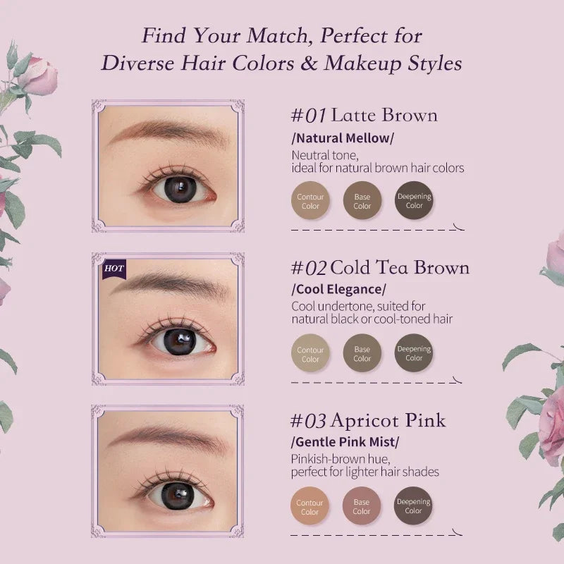 Flower Knows Midsummer Fairytales Eyebrow Palette 4g