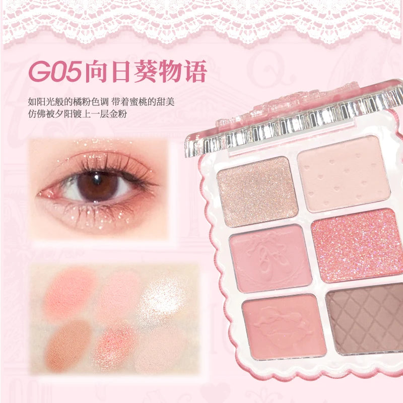 Gogotales Sweet Ballet Soft Mist Eyeshadow Palette 7.8g
