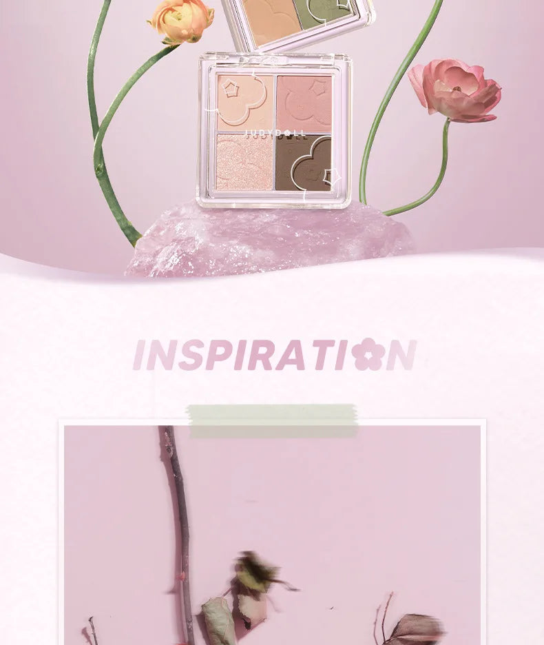 Judydoll Four Colour Eyeshadow – Palette Occhi 4 Toni 5.3g