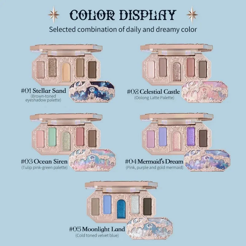 Flower Knows Moonlight Mermaid Eyeshadow Palette 6.3g