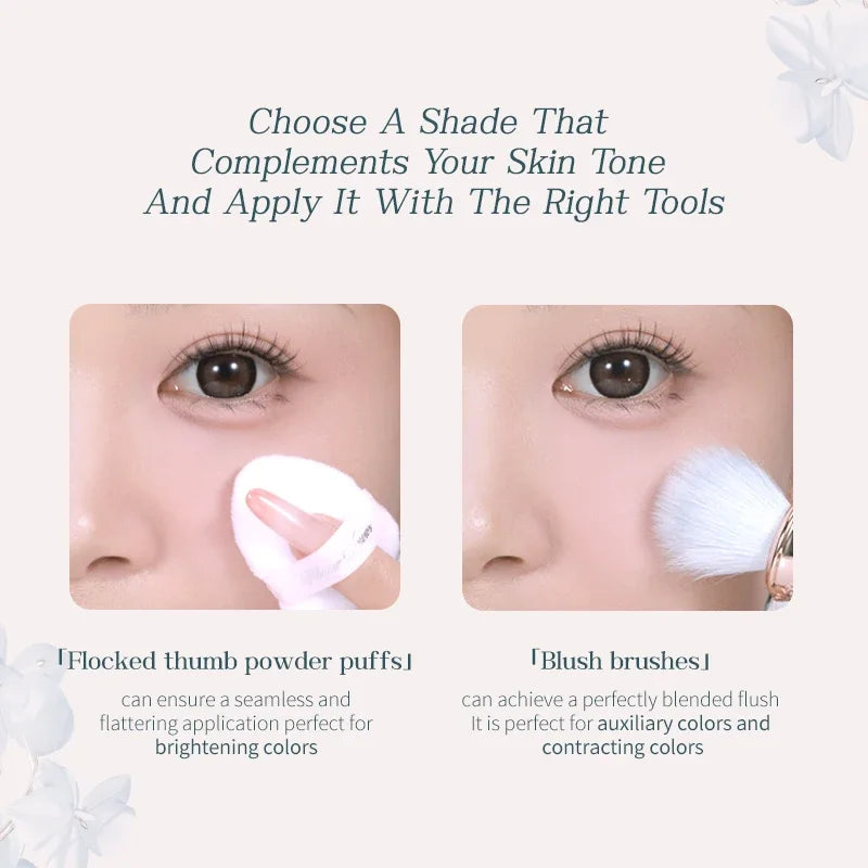 Flower Knows Butterfly Cloud Collar Rouge Box Highlighting & Blush Duo Powder 6g